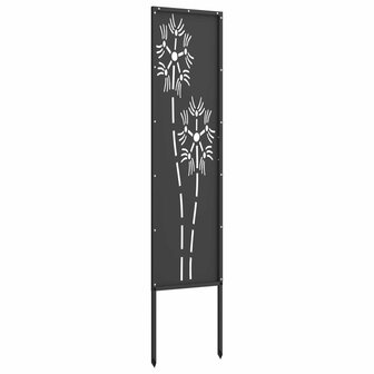 Privacyscherm Zwart 32 x 140 cm Koudgewalst staal 5
