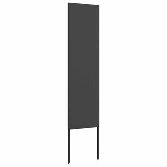 Privacyscherm Zwart 32 x 140 cm Koudgewalst staal 4