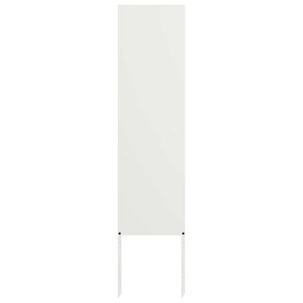 Privacyscherm Fretwerk Wit 32 x 140 cm Koudgewalst staal 2