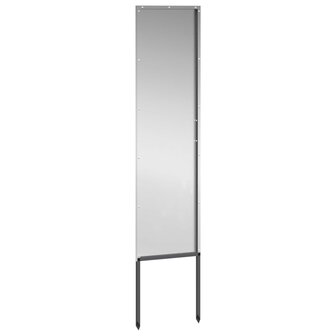 Privacyscherm Zilver 32 x 140 cm Gegalvaniseerd staal 5