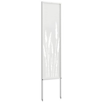 Privacyscherm Fretwerk Wit 32 x 140 cm Koudgewalst staal 5