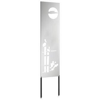 Privacyscherm Zilver 32 x 140 cm Gegalvaniseerd staal 4