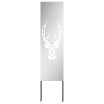 Privacyscherm Zilver 32 x 140 cm Gegalvaniseerd staal 2