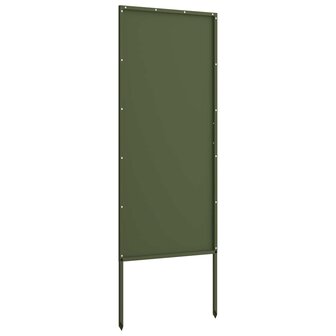 Privacyscherm Olijfgroen 50 x 140 cm Koudgewalst staal 5