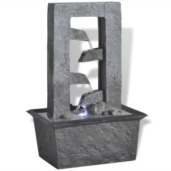 Kamerfontein met LED-licht polyresin 1