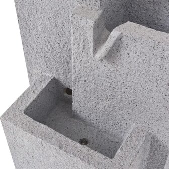 Kamerfontein met LED-verlichting polyresin 6