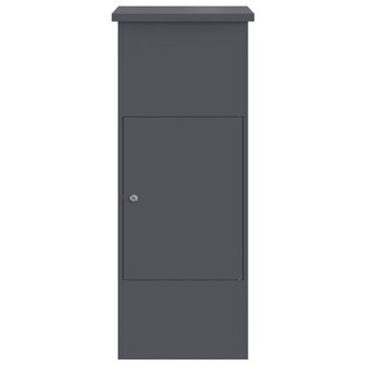 Pakketbrievenbus met slot Antraciet 44,5 x 29 x 110,5 cm Staal 5