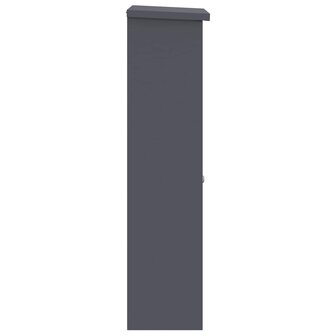 Pakketbrievenbus met slot Antraciet 44,5 x 29 x 110,5 cm Staal 6