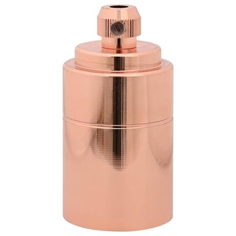 Lampfitting 2 stuks ros&amp;eacute;goud E27 4