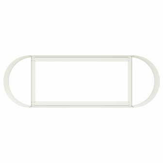 Verhoogd Tuinbed Wit 120 x 40 x 40 cm 5