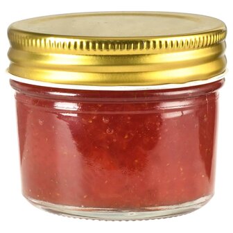 Jampotten met goudkleurige deksels 96 st 110 ml glas 3