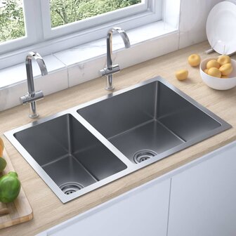 Spoelbak roestvrij staal 1