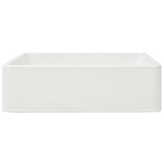 Wastafel wit 41x30x12 cm keramiek 4