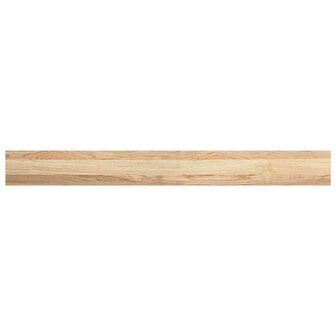 Vensterbanken 2 st onbehandeld 140x15x2 cm massief eikenhout 6