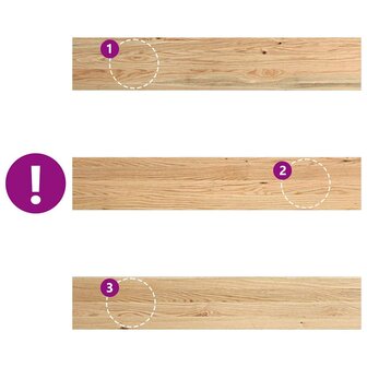 Vensterbanken 2 st onbehandeld 110x20x2 cm massief eikenhout 7