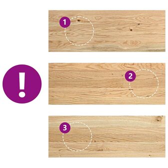Vensterbanken 2 st onbehandeld 70x25x2 cm massief eikenhout 7