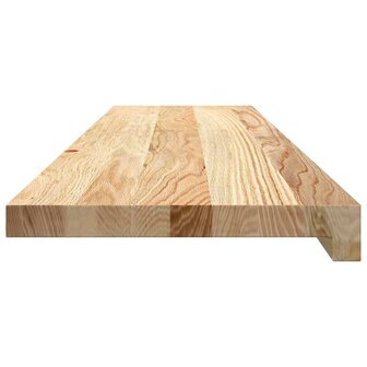 Vensterbanken 2 st onbehandeld 100x25x2 cm massief eikenhout 5