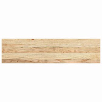 Vensterbanken 2 st onbehandeld 100x25x2 cm massief eikenhout 6