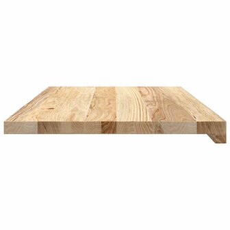Vensterbanken 2 st onbehandeld 70x40x2 cm massief eikenhout 5