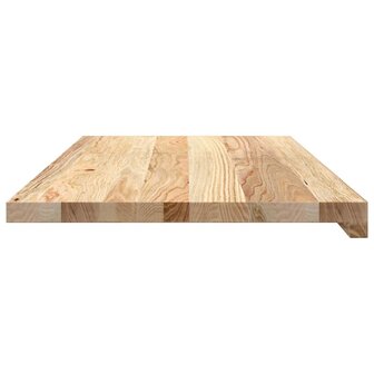 Vensterbanken 2 st onbehandeld 80x40x2 cm massief eikenhout 5