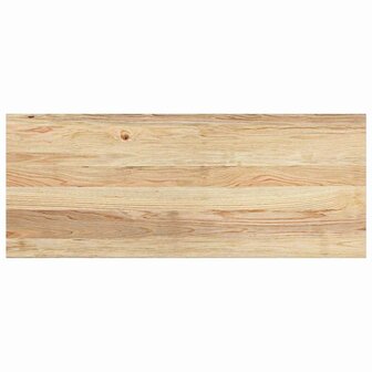 Vensterbanken 2 st onbehandeld 100x40x2 cm massief eikenhout 6