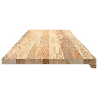 Vensterbanken 2 st onbehandeld 140x40x2 cm massief eikenhout 5