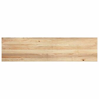Vensterbanken 2 st onbehandeld 160x40x2 cm massief eikenhout 6