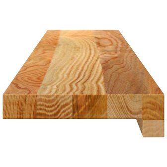 Vensterbanken 2 st 90x15x2 cm massief eikenhout lichtbruin 5