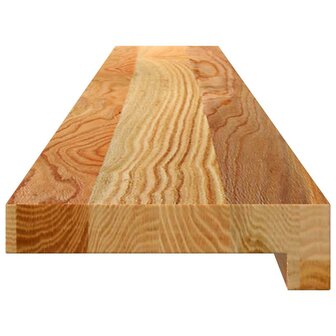 Vensterbanken 2 st 120x15x2 cm massief eikenhout lichtbruin 5