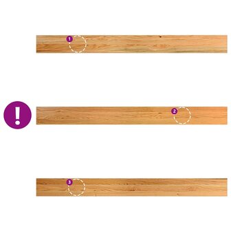 Vensterbanken 2 st 160x15x2 cm massief eikenhout lichtbruin 7