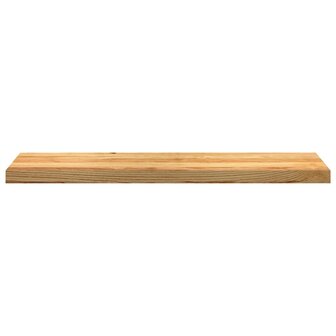 Vensterbanken 2 st 100x25x2 cm massief eikenhout lichtbruin 4