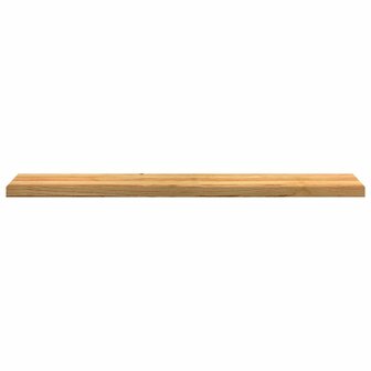 Vensterbanken 2 st 140x25x2 cm massief eikenhout lichtbruin 4