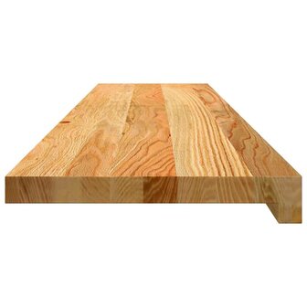 Vensterbanken 2 st 110x30x2 cm massief eikenhout lichtbruin 5