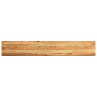 Vensterbanken 2 st 160x30x2 cm massief eikenhout lichtbruin 6