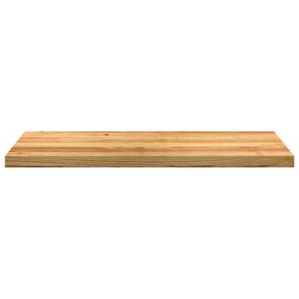 Vensterbanken 2 st 100x40x2 cm massief eikenhout lichtbruin 4
