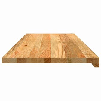 Vensterbanken 2 st 110x40x2 cm massief eikenhout lichtbruin 5