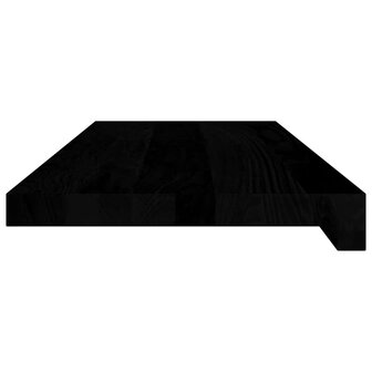 Vensterbanken 2 st 70x25x2 cm massief eikenhout bruin-zwart 5