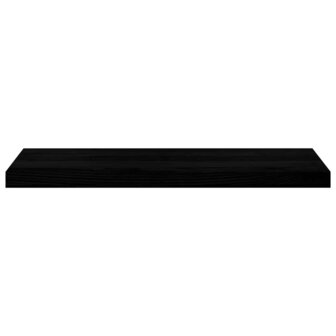 Vensterbanken 2 st 80x25x2 cm massief eikenhout bruin-zwart 4
