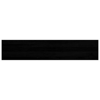 Vensterbanken 2 st 120x25x2 cm massief eikenhout bruin-zwart 6