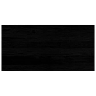 Vensterbanken 2 st 80x40x2 cm massief eikenhout bruin-zwart 6