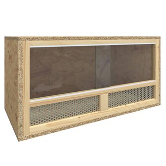 Terrarium 60x30x30 cm bewerkt hout 1