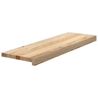 Traptreden 2 st 70x25x2 cm onbehandeld massief eikenhout 3