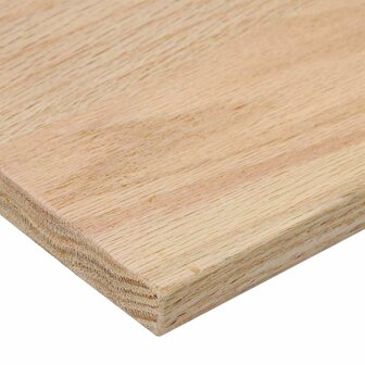 Traptreden 2 st 70x25x2 cm onbehandeld massief eikenhout 9