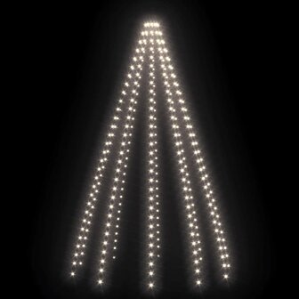 Kerstboomverlichting met 250 LED&amp;apos;s koudwit net 250 cm 4