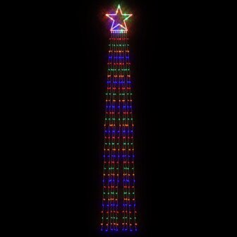 Kerstboomverlichting 320 kleurrijke LED&amp;apos;s 375 cm 3