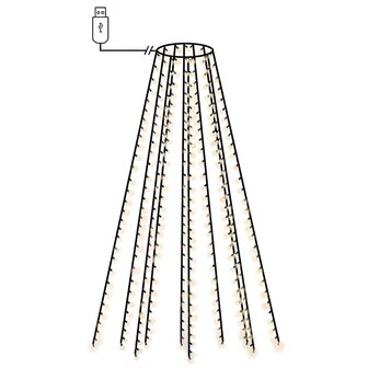 Kerstboomverlichting met 300 LED&amp;apos;s net 300 cm 2