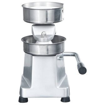 Hamburgerpersmachine met 500 scheidingsbladen 10 cm aluminium 3
