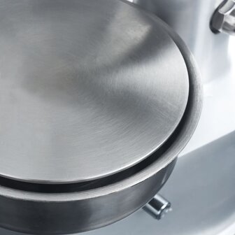 Hamburgerpersmachine met 500 scheidingsbladen 10 cm aluminium 8