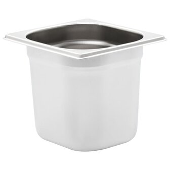 Gastronormbakken 8 st GN 1/6 150 mm roestvrij staal 3
