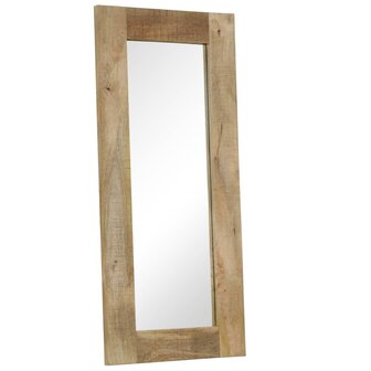Spiegel 50x110 cm massief mangohout 8